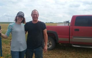 Shannan and Rod Potts at their SILT farm in Calhoun County